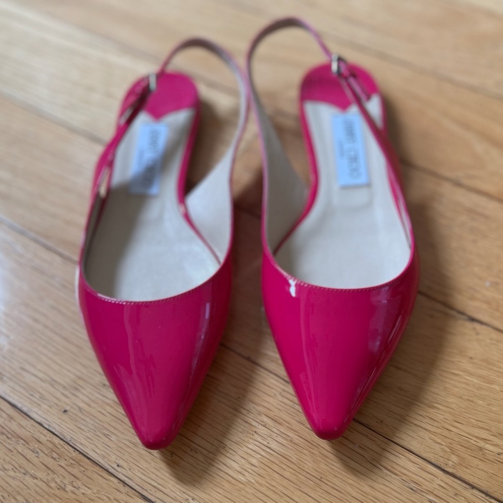Jimmy Choo Hot Pink Flats